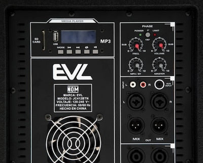 Bocina Amplificada EVL JC412BTN 400 W