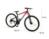 Bicicleta de Montaña Zigna Nickel 29" Roja