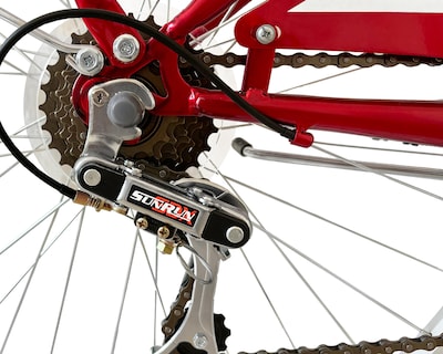 Bicicleta Urbana Getgo Cinnamon 26 Guinda