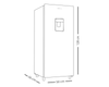 Refrigerador Aspix 7 Pies Negro RSDN7PA