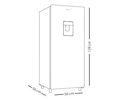 Refrigerador Aspix 7 Pies Negro RSDN7PA