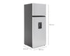 Refrigerador Aspix Top Mount 8 Pies Plateado AX24RTM8WNE